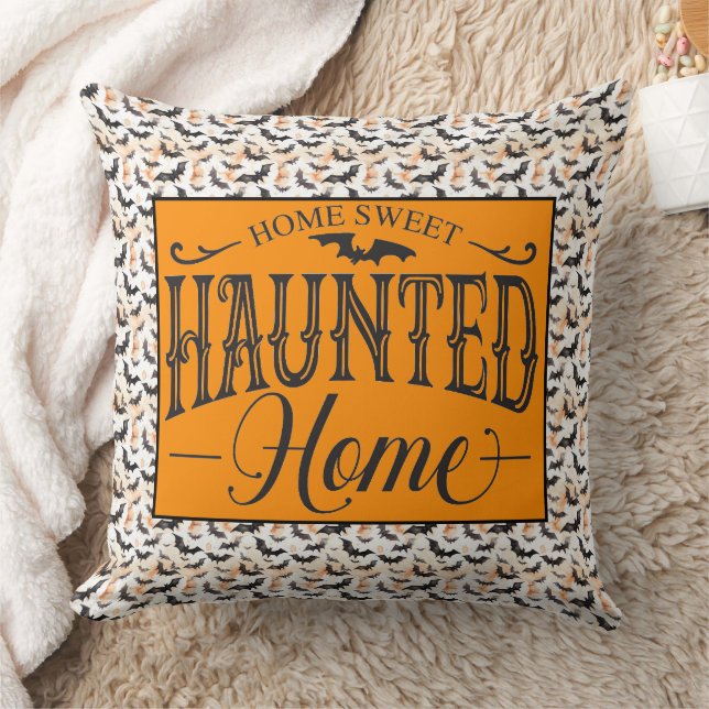 Home Sweet Haunted Home Cushion (Blanket)