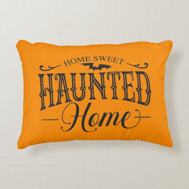 Home Sweet Haunted Home Decorative Cushion (Front)