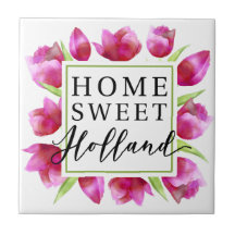 Home Sweet Holland: Pink Tulips Dutch Tulpen Gift