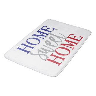 Home Sweet Home 4th Of July Bath Mat