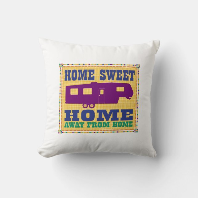 Home Sweet Home - 5th Wheel MoJo Pillow (Front)