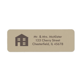 Home Sweet home address label