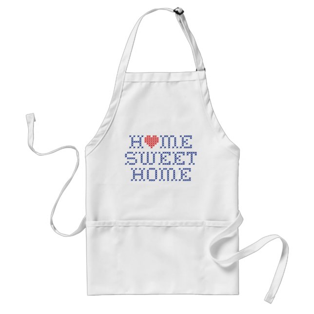 Home Sweet Home Adult Apron (Front)