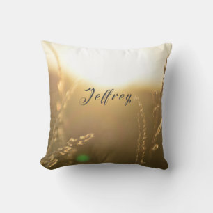 Home sweet home and your name cushion