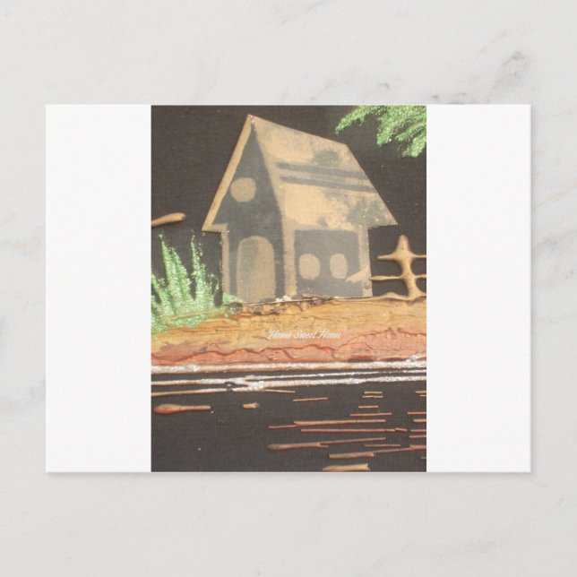 Home Sweet Home Art Print Postcard (Front)
