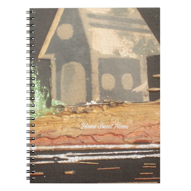 Home Sweet Home Art Print Spiral Notebook (Front)