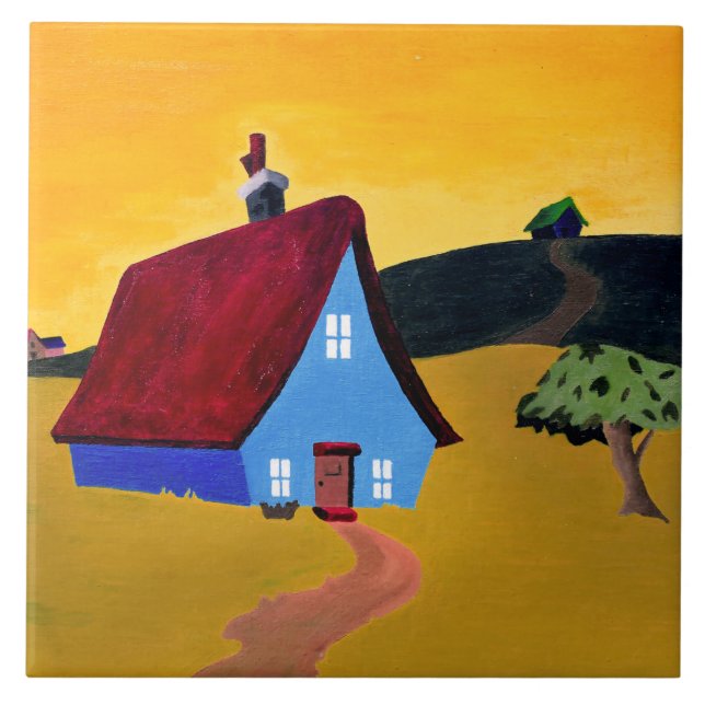 HOME SWEET HOME Ceramic Tile (Front)