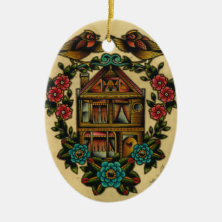 home sweet home ceramic tree decoration