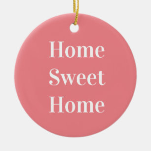 home sweet home ceramic tree decoration