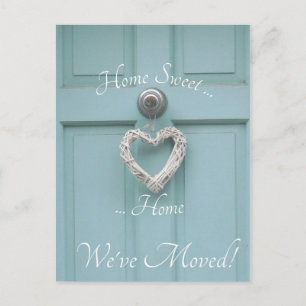 Home Sweet Home - Change of Address Postcard