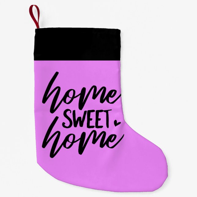 HOME SWEET HOME Christmas Stocking (Front)