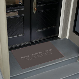 Home Sweet Home   Coordinates   Charcoal Grey Doormat