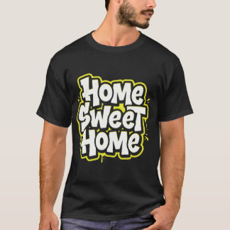 Home Sweet Home Cosy Quote T-Shirt Design