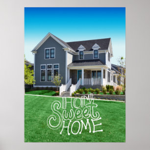 Home Sweet Home Custom Photo Poster