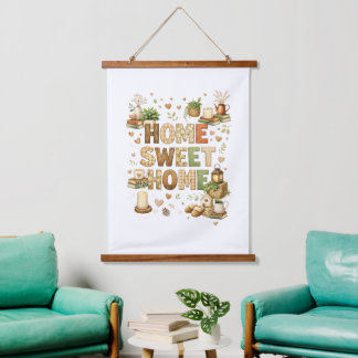Home Sweet Home Farmhouse Country Rustic Wall Art