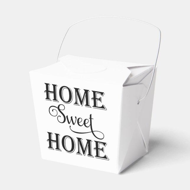 Home Sweet Home Favour Box (Front Side)