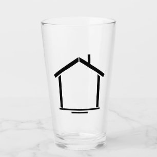 Home Sweet Home Glass Tumbler – Cosy House Sign