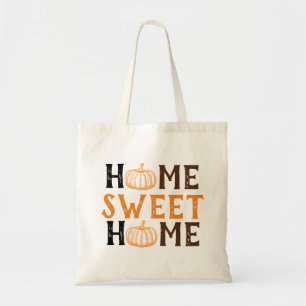 Home Sweet Home Happy Fall Pumpkin Tote Bag
