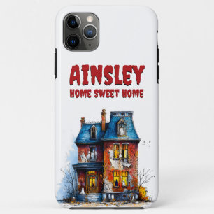 Home Sweet Home Haunted House Spooky Gothic Case-Mate iPhone Case