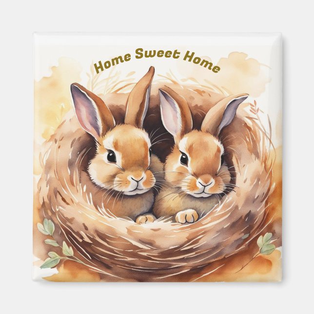 Home Sweet Home - house-warming gift fridge Magnet (Front)