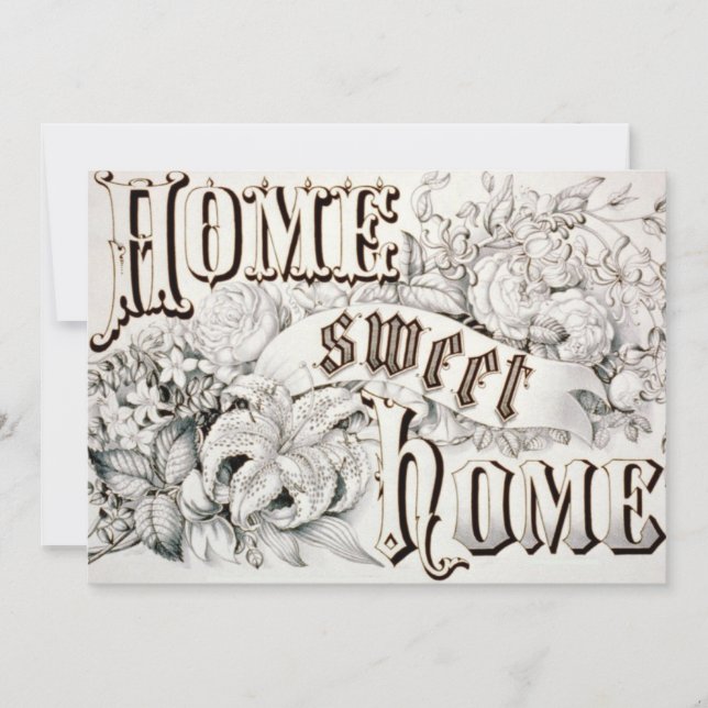 Home Sweet Home Housewarming Invitation (Front)