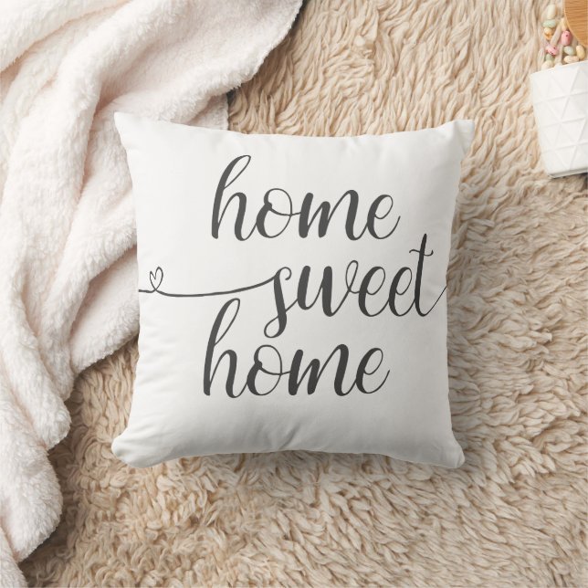 Home Sweet Home, Housewarming, Minimalist Cushion (Blanket)