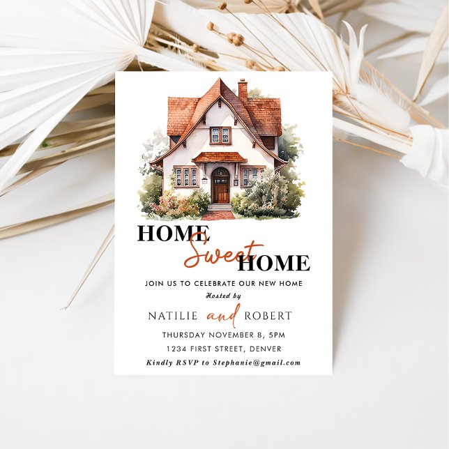 Home Sweet Home Housewarming Party Invitation (Creator Uploaded)