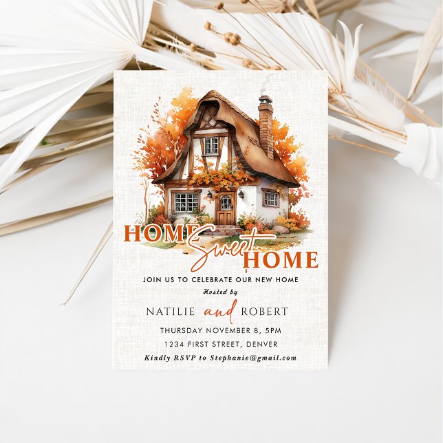 Home Sweet Home Housewarming Party Invitation (Creator Uploaded)