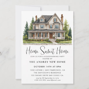 Home Sweet Home Invitation