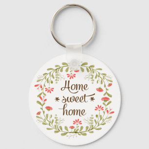 Home Sweet Home Key Ring