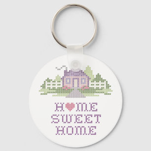 Home Sweet Home Key Ring