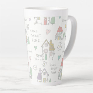 Home sweet home  latte mug
