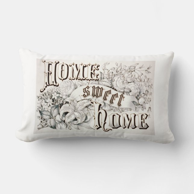 Home Sweet Home Lumbar Cushion (Front)