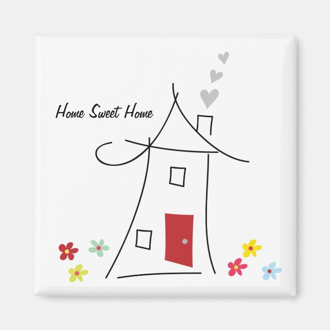 Home Sweet Home Magnet Favours (Front)