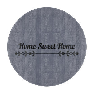 Home Sweet Home Minimal Typography Cutting Board