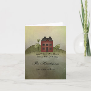 Home Sweet Home Moving Address Note Card