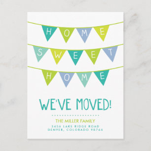 Home Sweet Home Moving Announcement Postcard