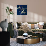 Home Sweet Home Navy Blue Luxury Real Foil Prints<br><div class="desc">Home Sweet Home Navy Blue Luxury Real Foil in your choice of either gold or silver for this encouraging saying on a classic navy blue background which you can change to another colour if you so wish.</div>