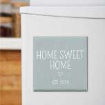 Home Sweet Home New Homeowner Magnet<br><div class="desc">Congratulate a new homeowner with this congratulatory "home sweet home" magnet.</div>
