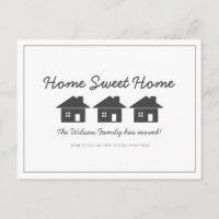 Home Sweet Home New House Moving Announcement