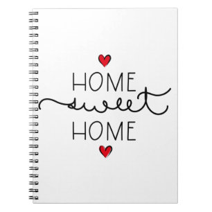 home sweet home notebook