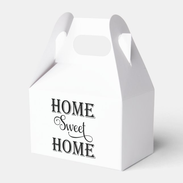 Home Sweet Home Open House Favour Box (Front Side)
