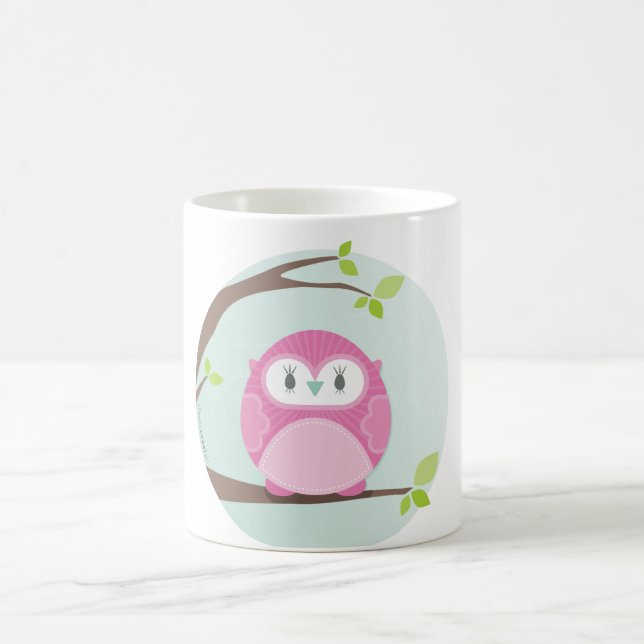 HOME SWEET HOME :: Owl in a tree 3 Coffee Mug (Center)