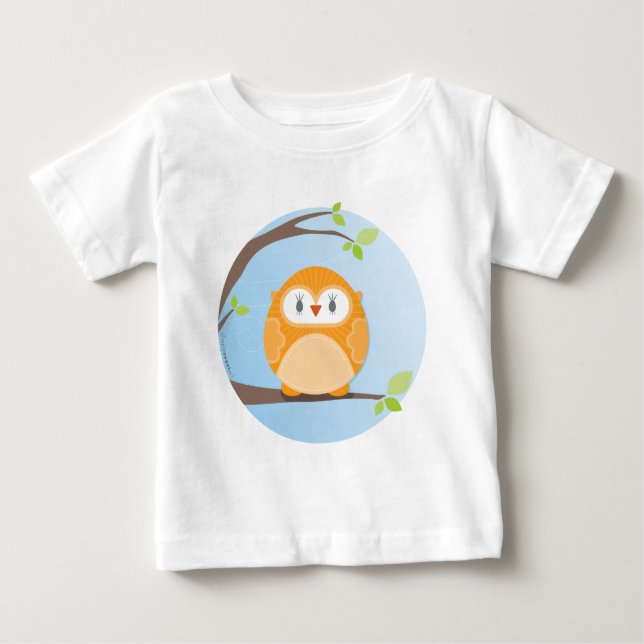 HOME SWEET HOME :: Owl in a tree 4 Baby T-Shirt (Front)
