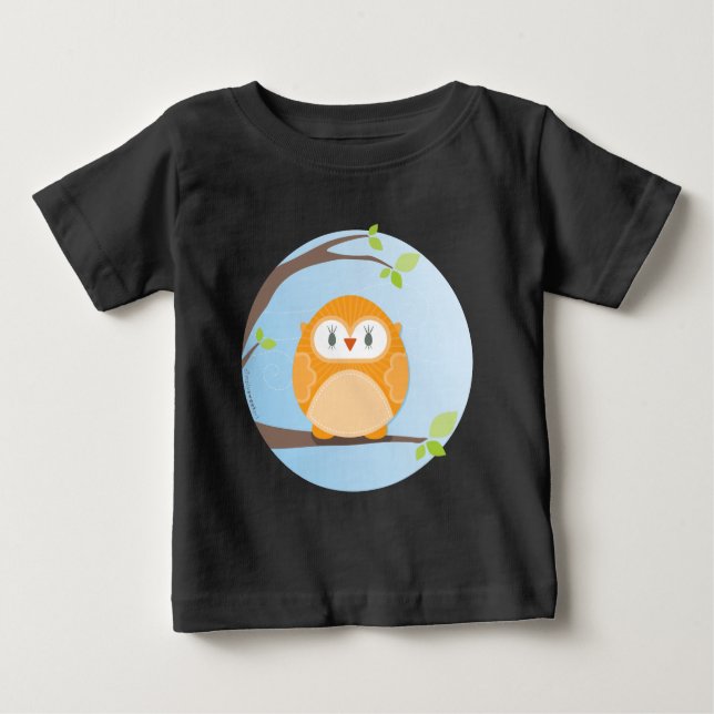 HOME SWEET HOME :: Owl in a tree 4 Baby T-Shirt (Front)