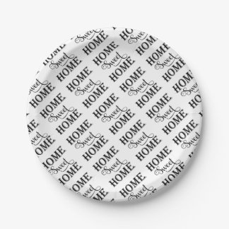 Home Sweet Home Paper Plate