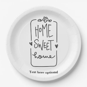 home sweet home, Paper Plate Napkins