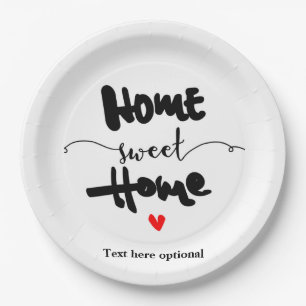 home sweet home, Paper Plate Napkins