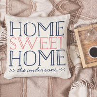 Home Sweet Home Personalised Modern Typography