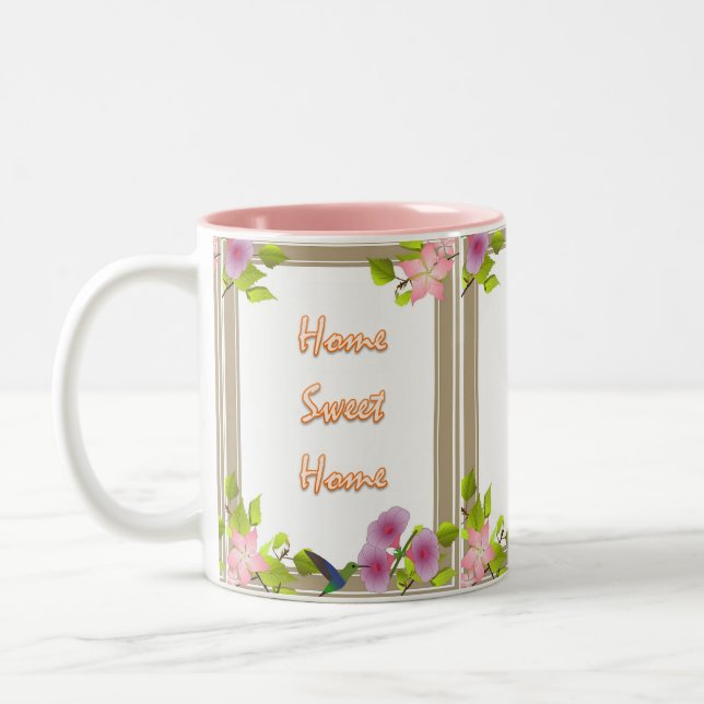 Home Sweet Home Pink Mug (Left)